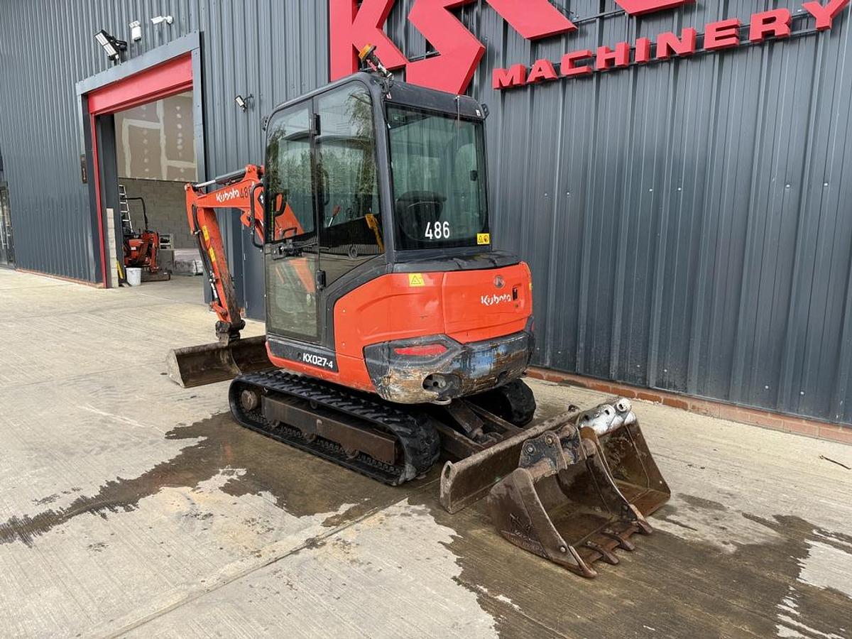 Used Kubota KX027-4 2.7t Mini Excavator