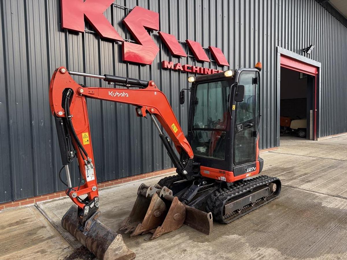 Used Kubota U27-4 2.7t Mini Excavator