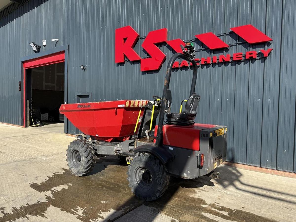 Used Mecalac TA3s 3 Ton Swivel Dumper