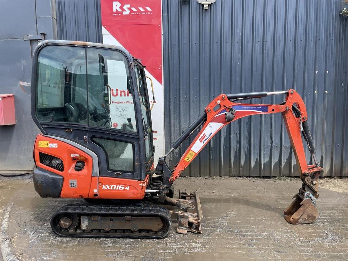 Used Kubota KX016-4 1.6t Mini Excavator