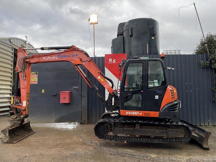 Used KUBOTA KX080-4