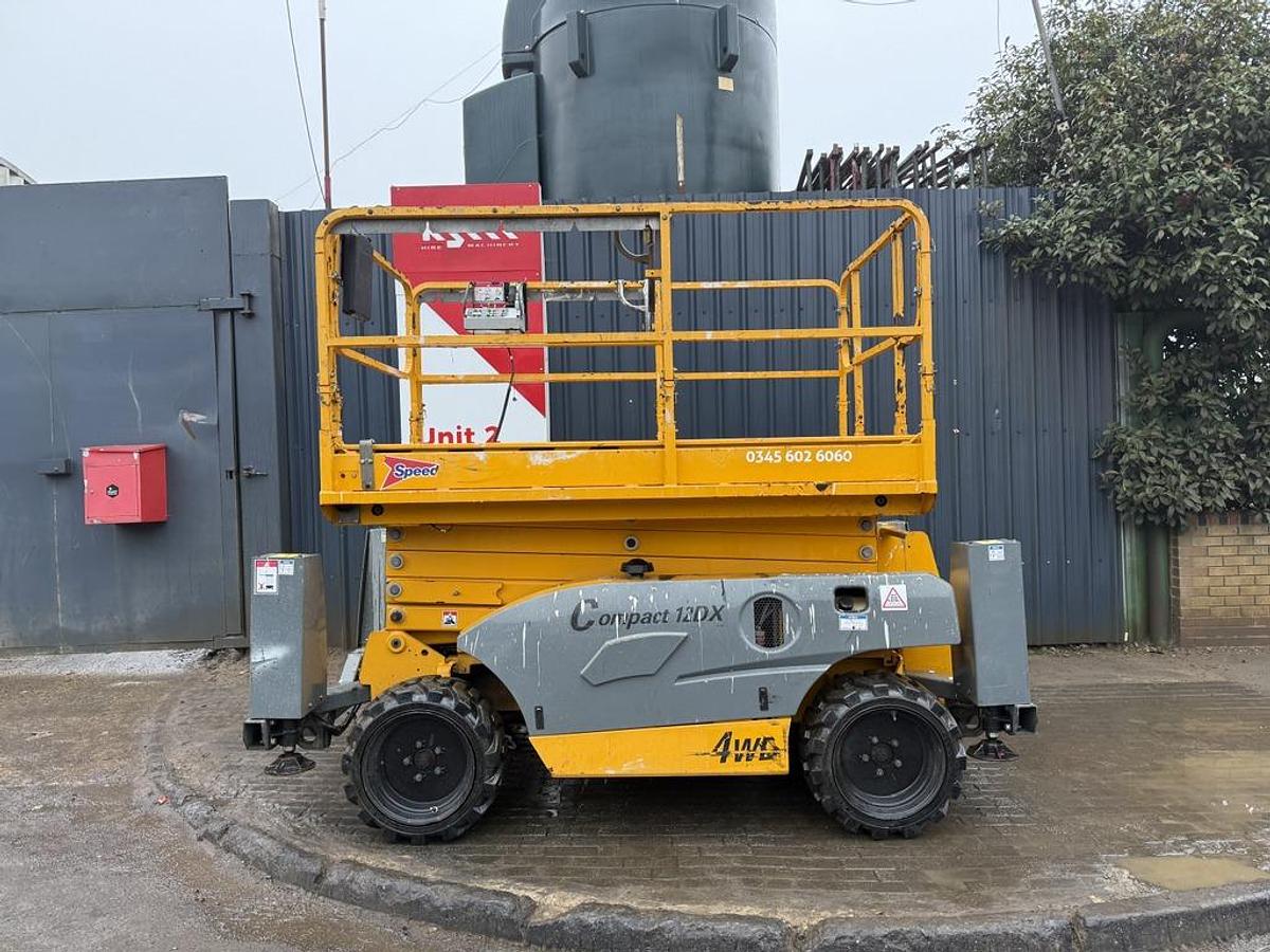 Used Haulotte Compact 12DX 12m Diesel Scissor Lift
