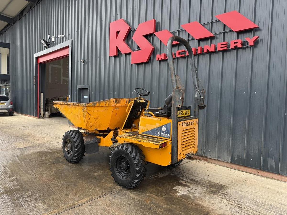 Used Thwaites 3 Tonne Swivel Dumper