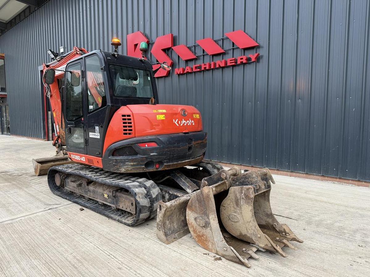 Used Kubota KX080-4 8t Mini Excavator