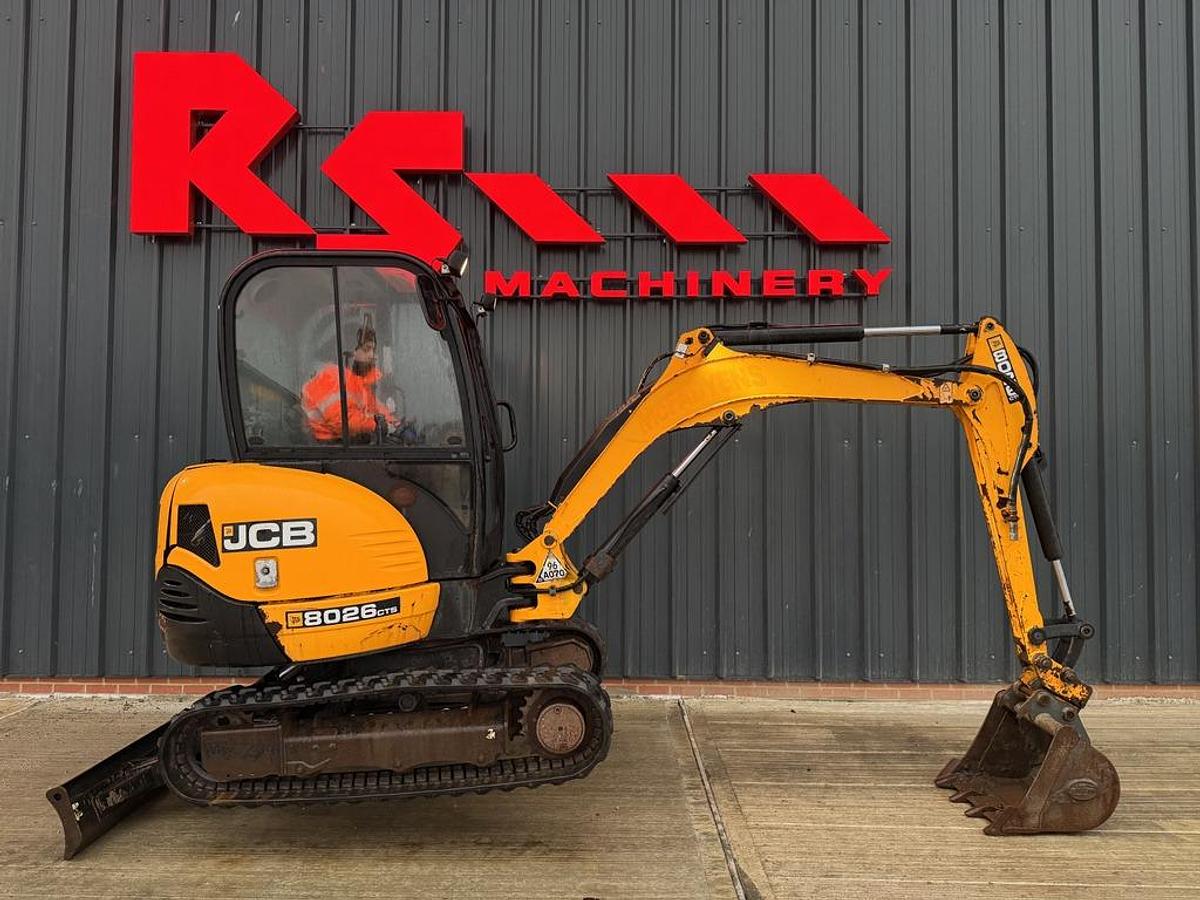 Used JCB 8026 CTS 2.8t Mini Excavator