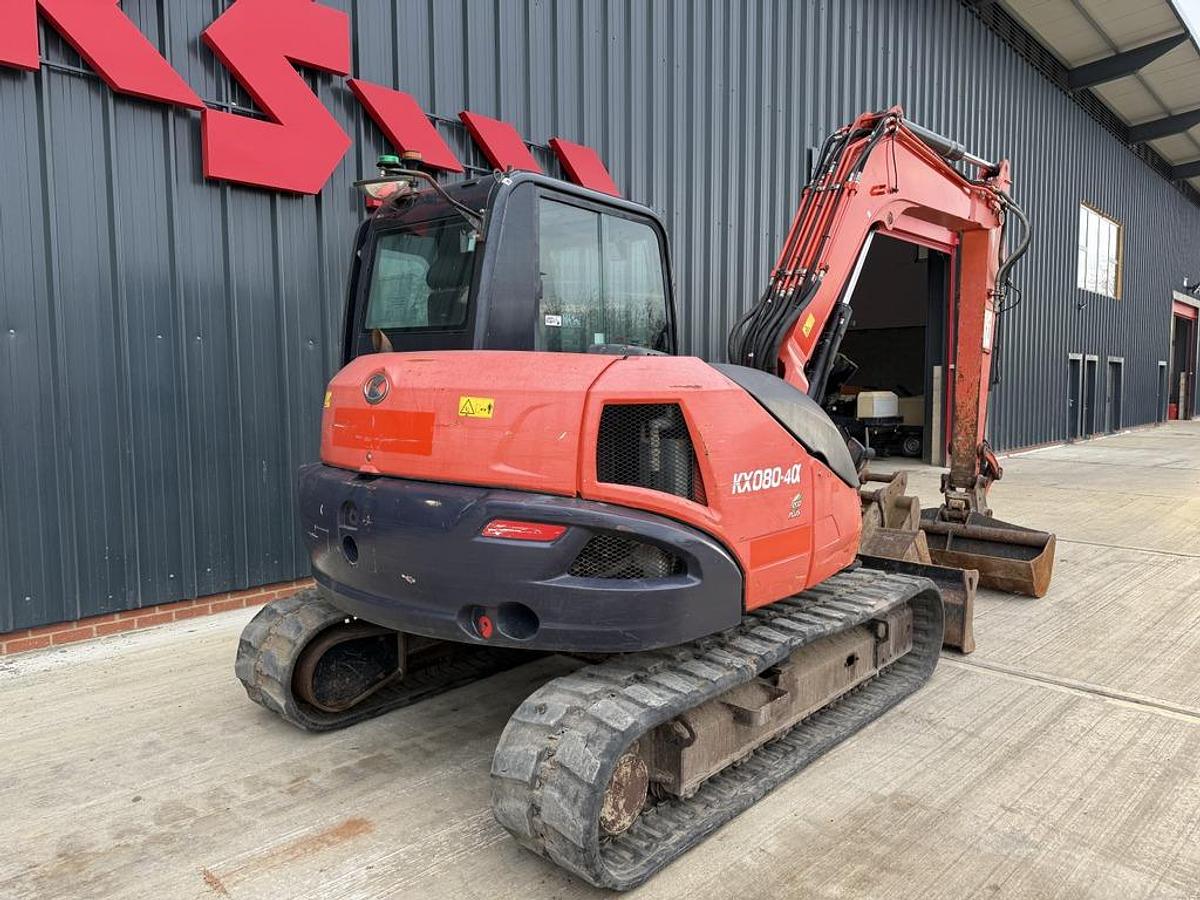 Used Kubota KX080-4 8t Mini Excavator