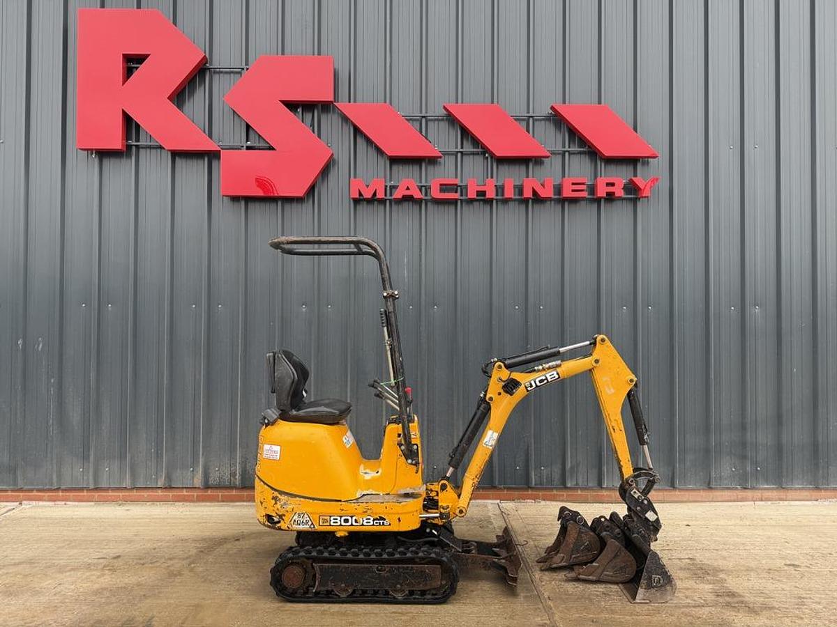 Used JCB 8008 CTS 1t Micro Excavator