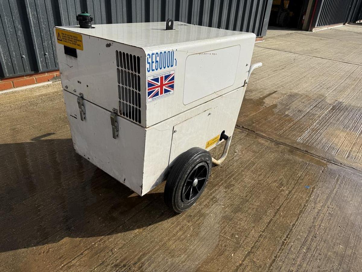 Used Stephill Generators SE6000 D4 6 kVA Diesel Generator