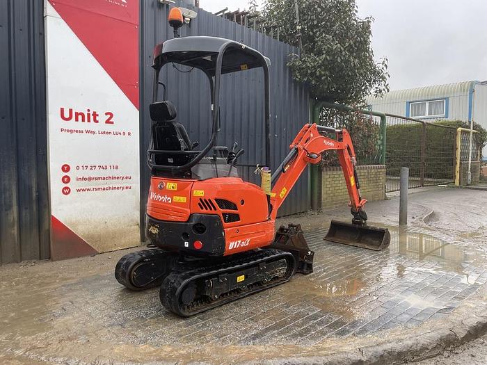 Used Kubota U17-3 1,7t Mini Excavator + Plant Trailer