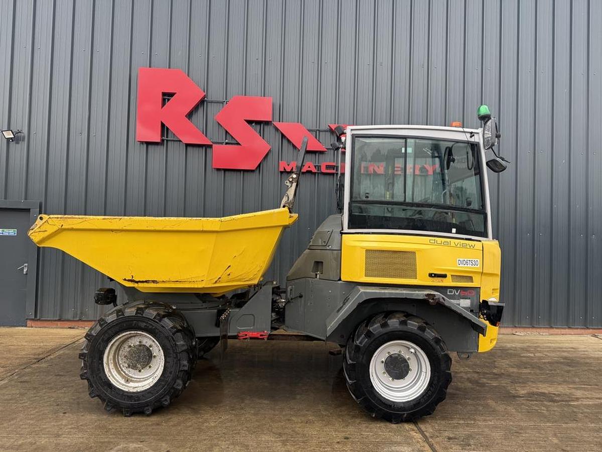 Used Wacker Neuson DV60 6t Dual View Swivel Dumper