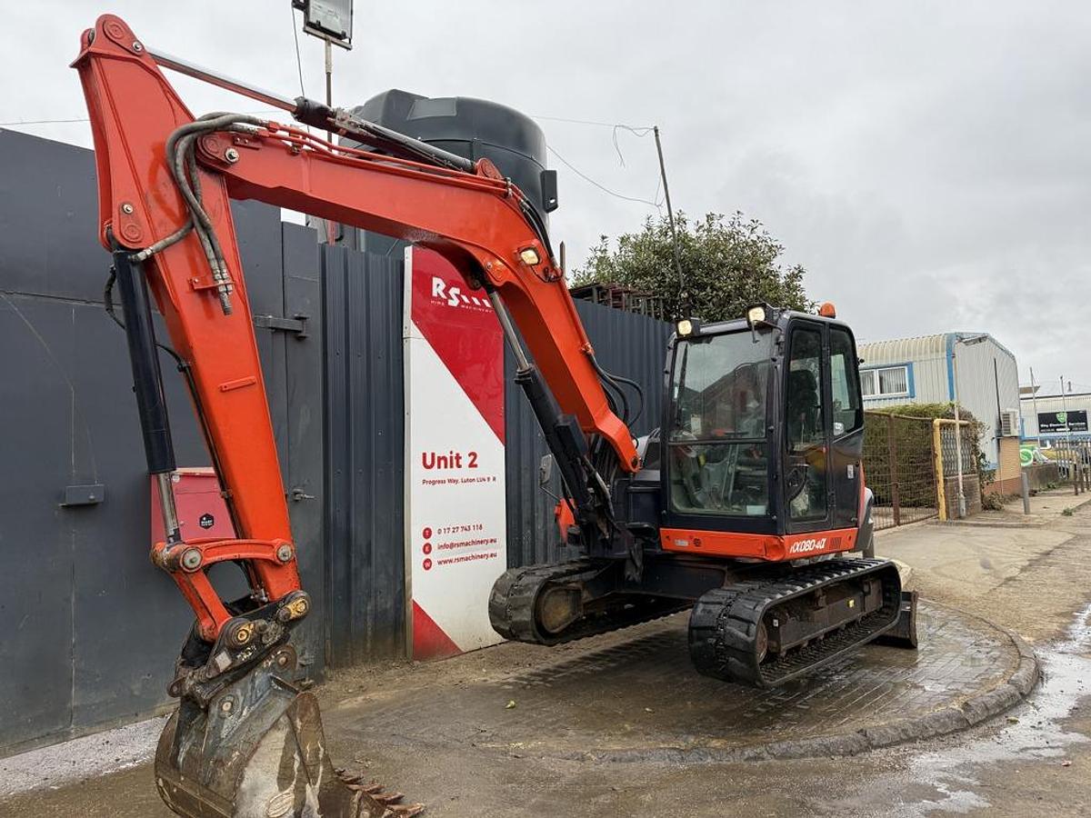 Used Kubota KX080-4 8t Mini Excavator