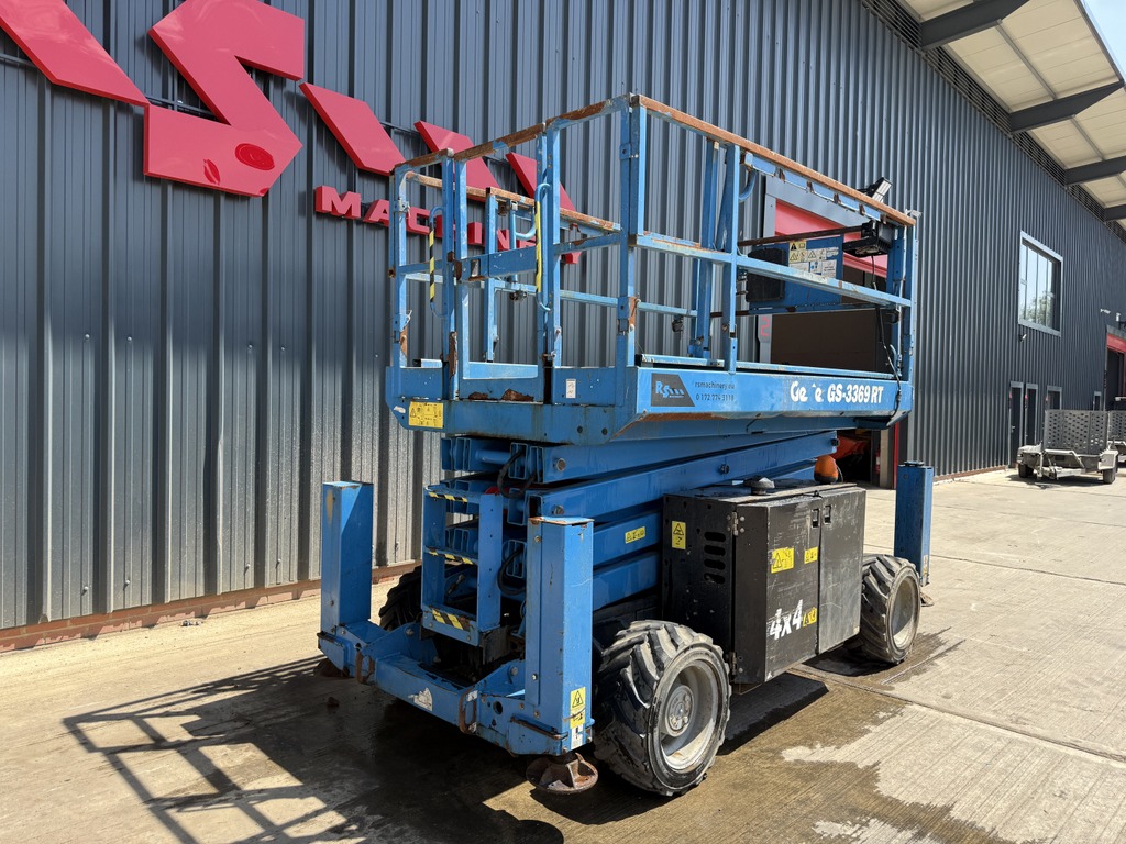 Used Genie GS3369 RT 12m Scissor Lift