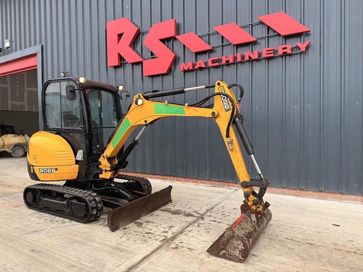Used JCB 8026 CTS 2.8t Mini Excavator