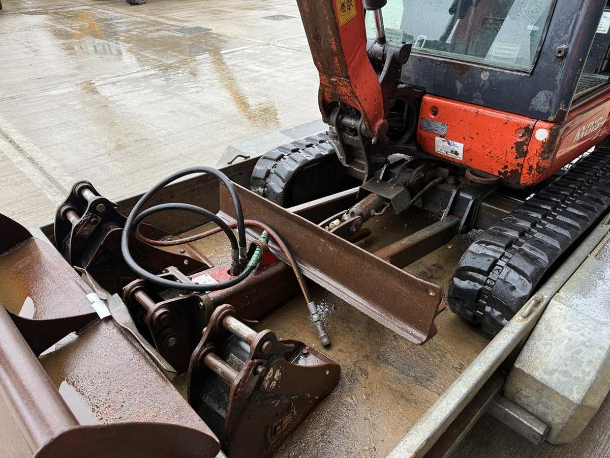 Used Kubota KX019-4 1.9t Mini Excavator + Breaker + Trailer