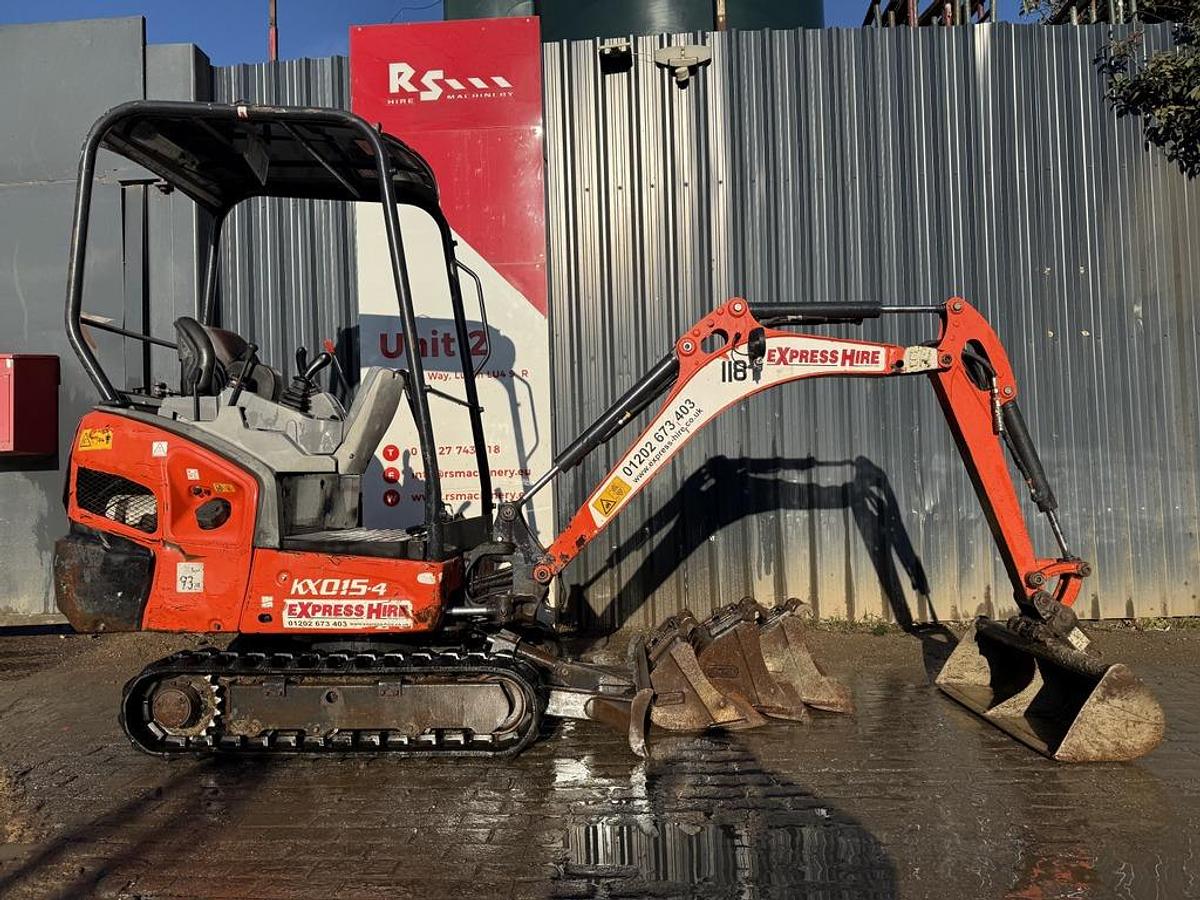 Used Kubota KX015-4 1.5t Mini Excavator