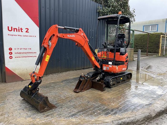 Used Kubota U17-3 1,7t Mini Excavator + Plant Trailer