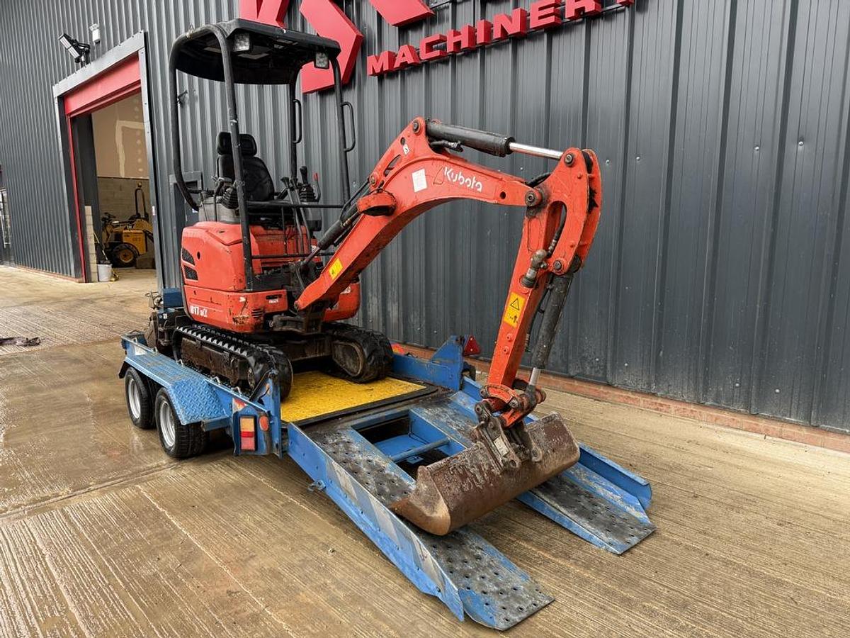 Used Kubota U17-3 1,7t Mini Excavator +Trailer