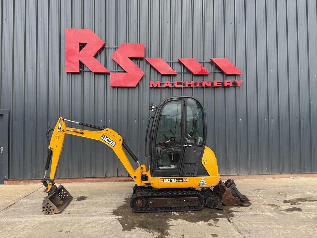 Used JCB 8018 CTS 1.8t Mini Excavator