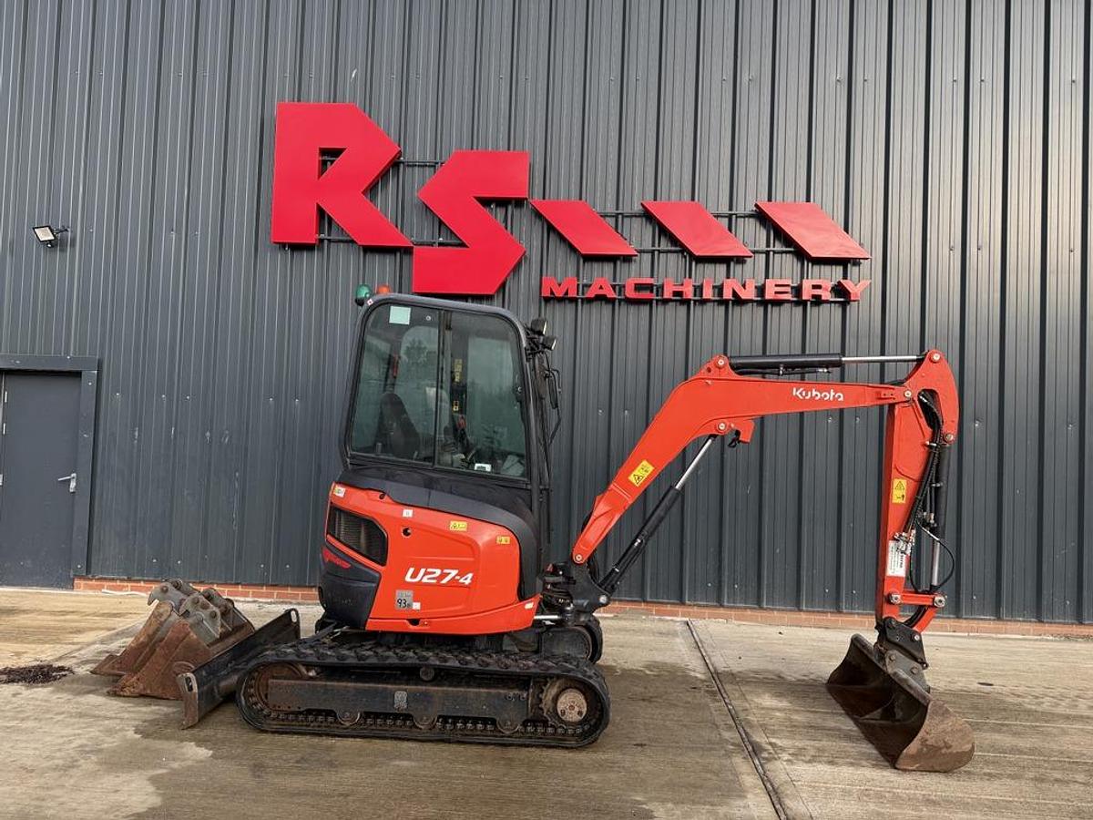 Used Kubota U27-4 2.7t Mini Excavator