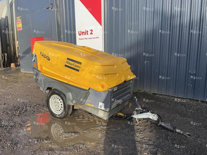 Used ATLAS COPCO XAS67 KD