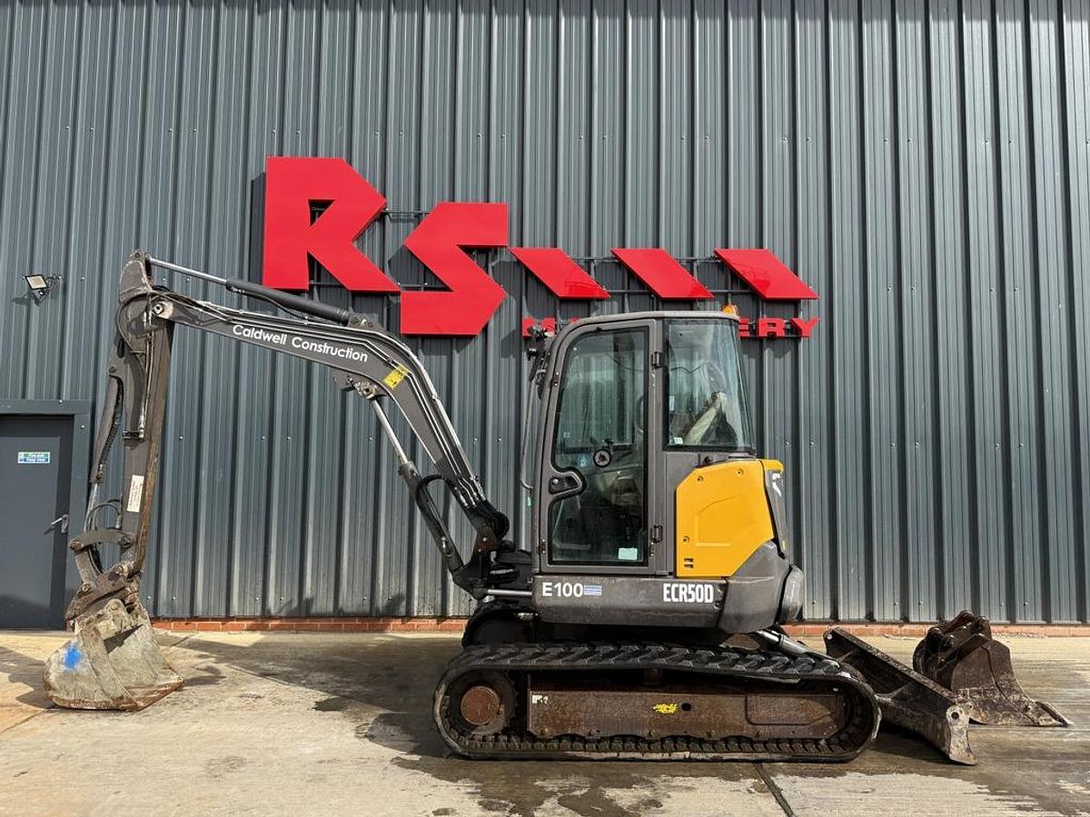 Used Volvo ECR50D 5t Mini Excavator