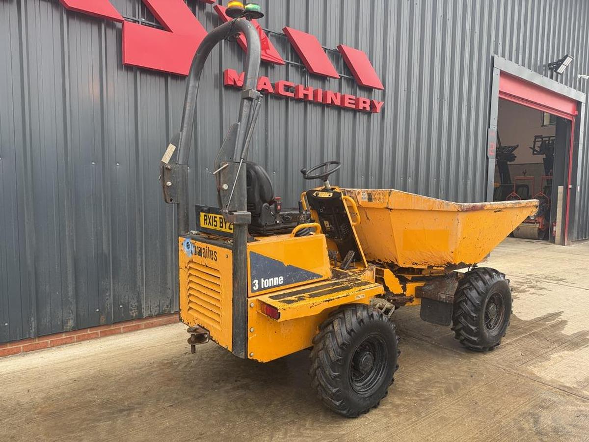 Used Thwaites 3 Tonne Swivel Dumper