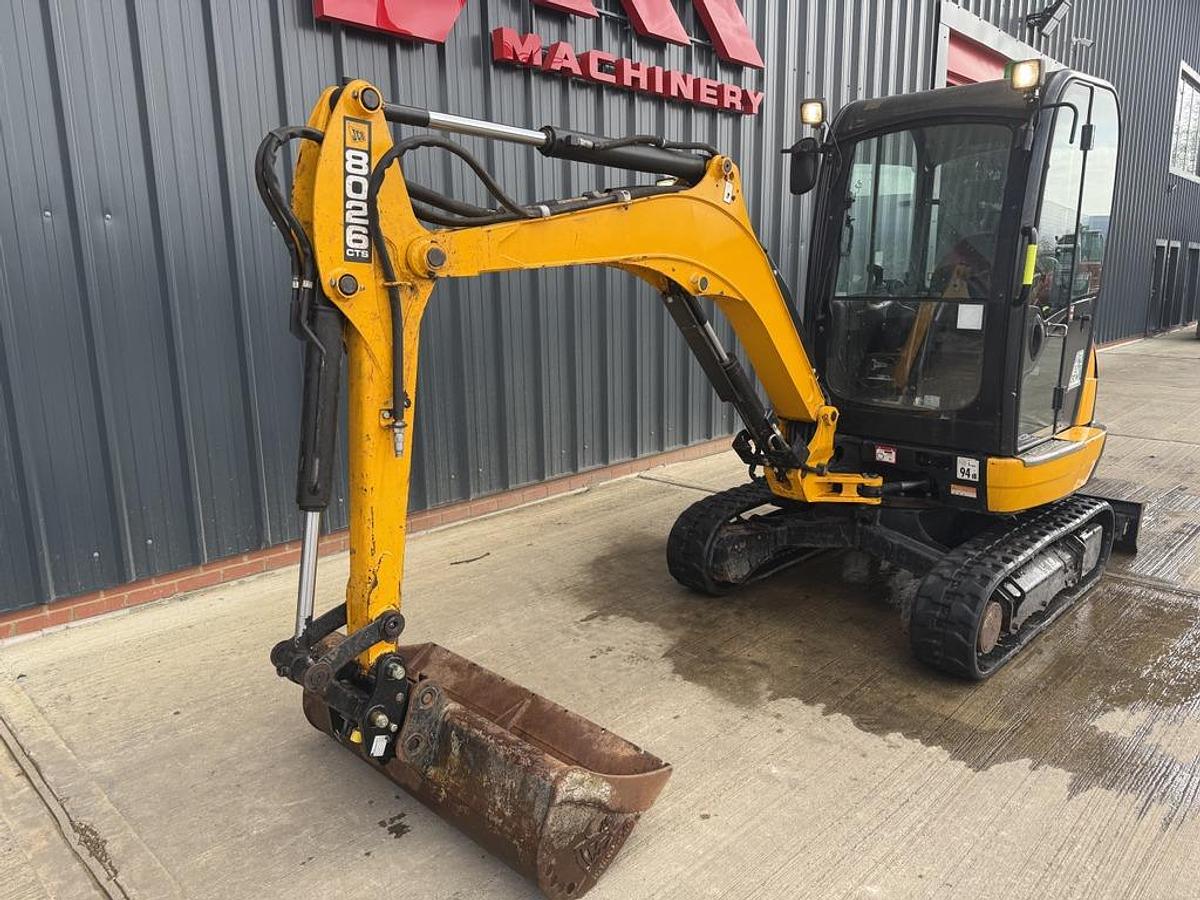 Used JCB 8026 CTS 2.8t Mini Excavator