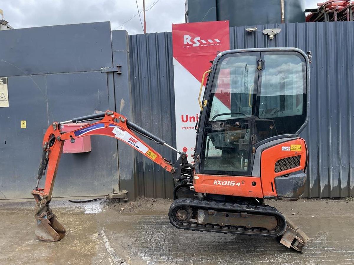 Used Kubota KX016-4 1.6t Mini Excavator