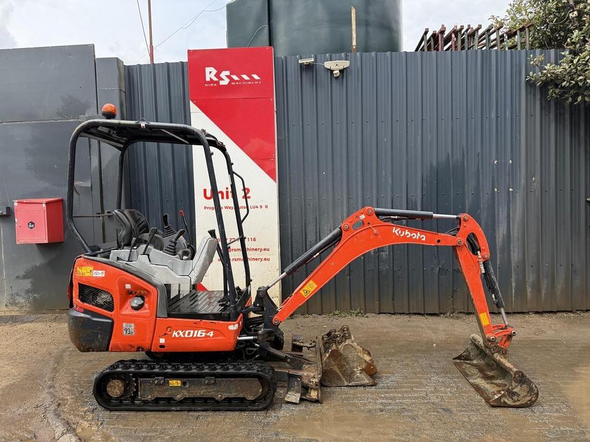 Used Kubota KX016-4 1.6t Mini Excavator