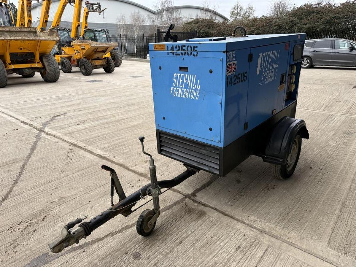 Used Stephill Generators SSDK25 25kVA Diesel Generator