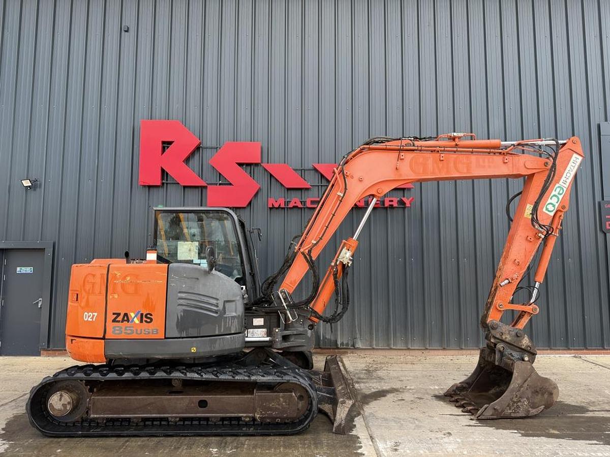 Used Hitachi ZX85 USB-5A 8t Mini Excavator