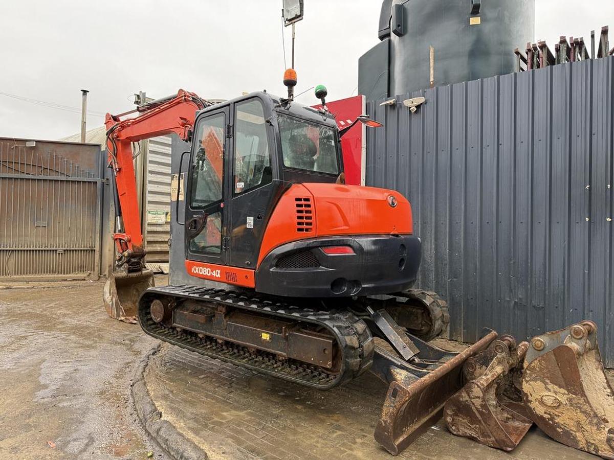 Used Kubota KX080-4 8t Mini Excavator