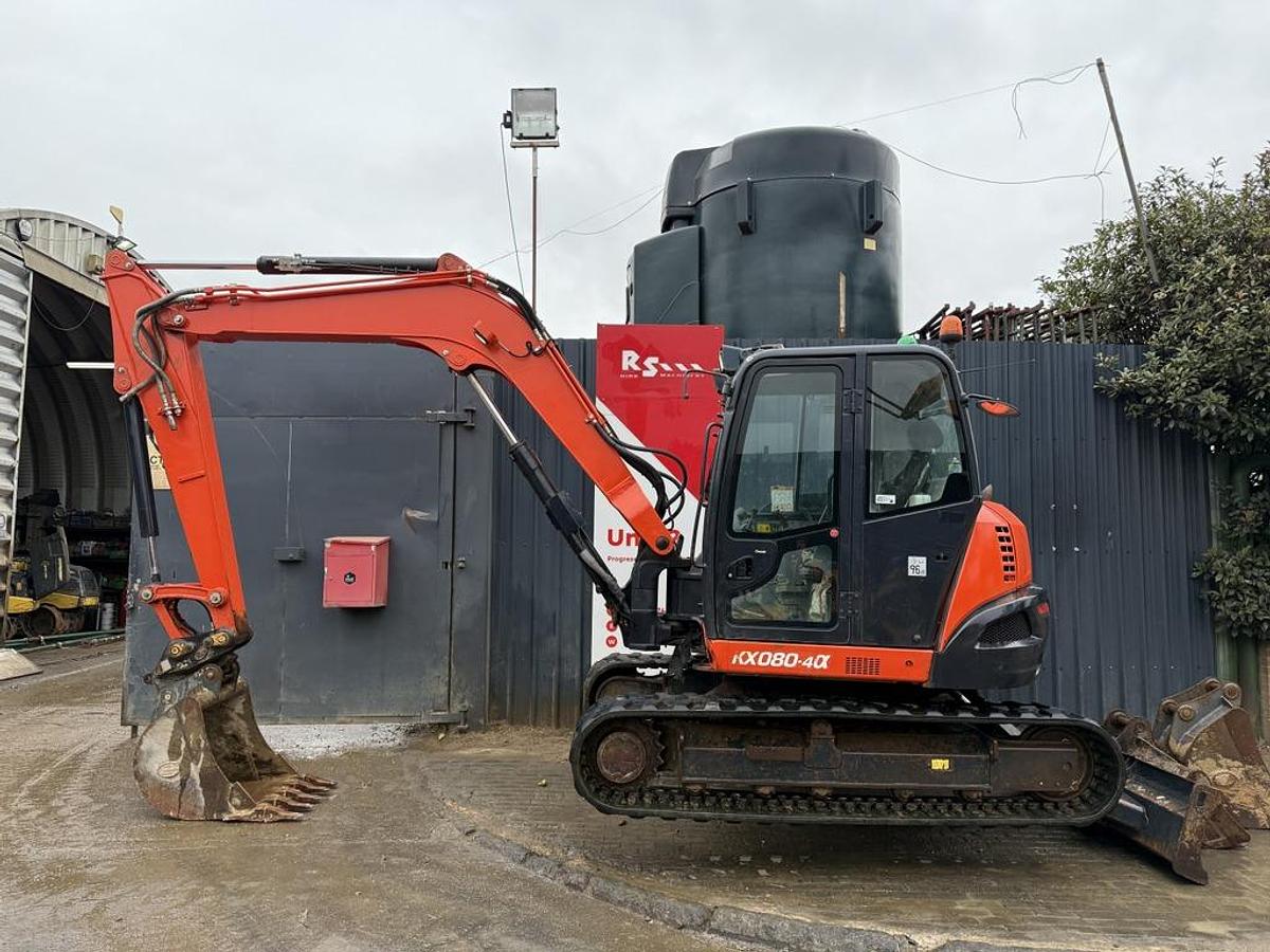 Used Kubota KX080-4 8t Mini Excavator