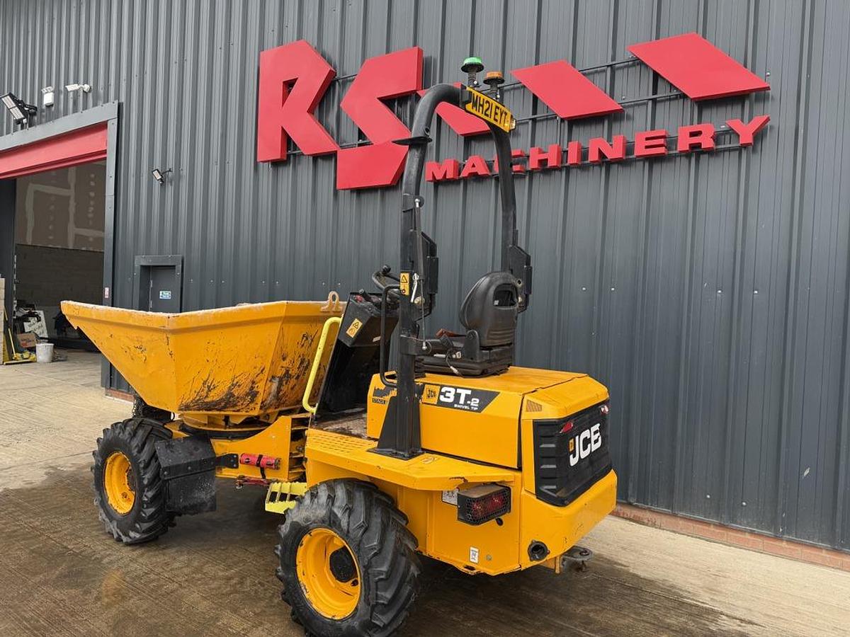 Used JCB 3T-2 ST 3t Swivel Dumper