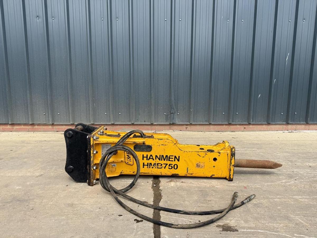 Used Hanmen HMB750 7-10 t Hydraulic Breaker
