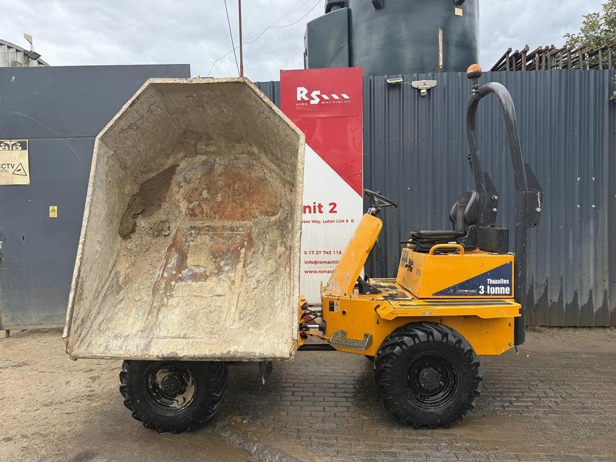 Used Thwaites 3 Tonne Hydrostatic Swivel Dumper