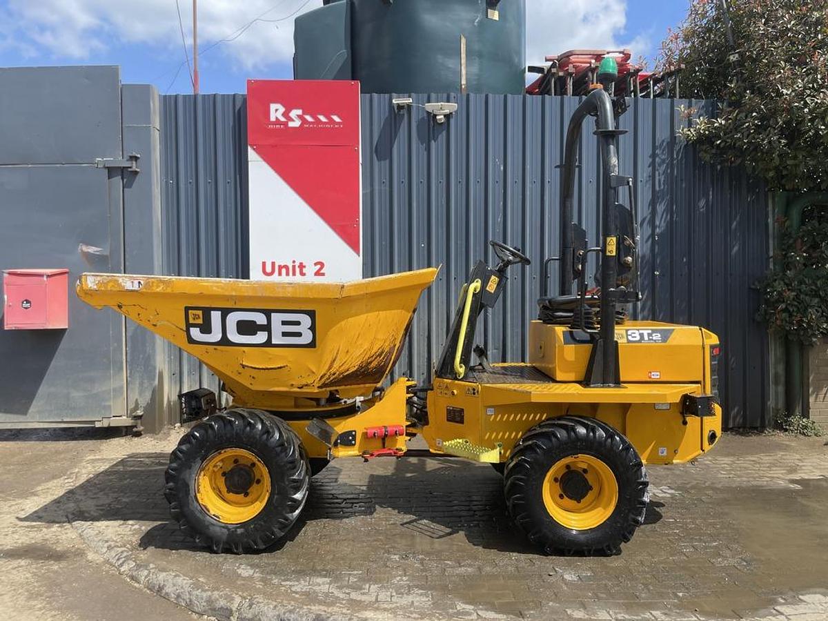 Used JCB 3T-2 ST 3 Ton Swivel Dumper