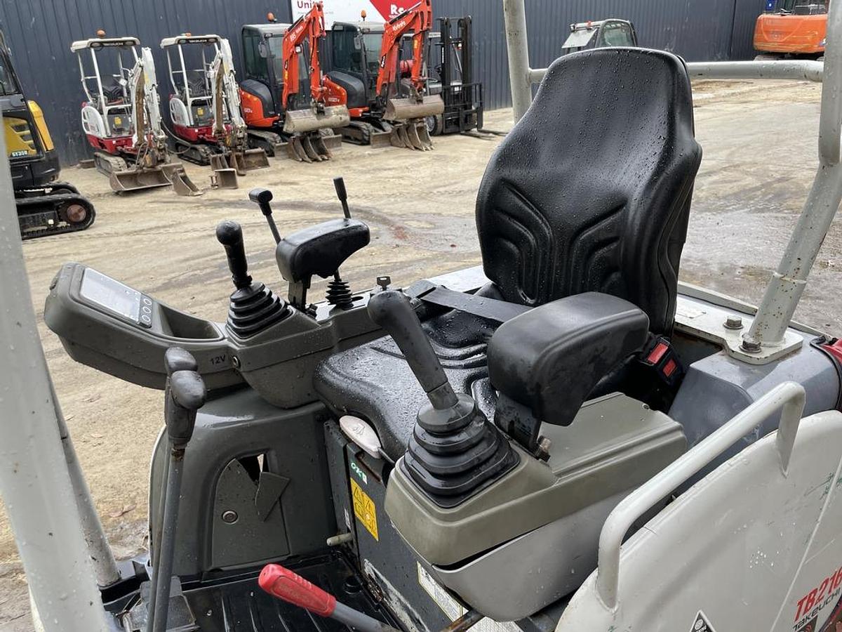 Used Takeuchi TB216 Mini Excavator + Breaker