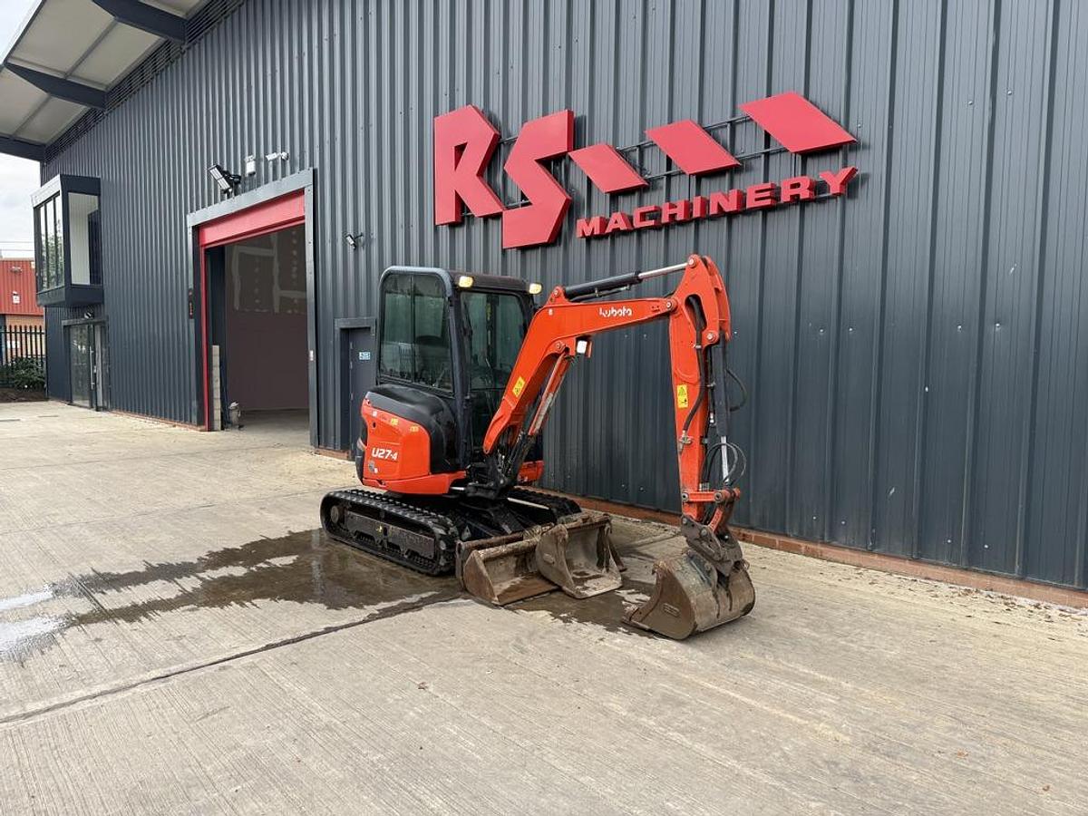 Used Kubota U27-4 2.7t Mini Excavator