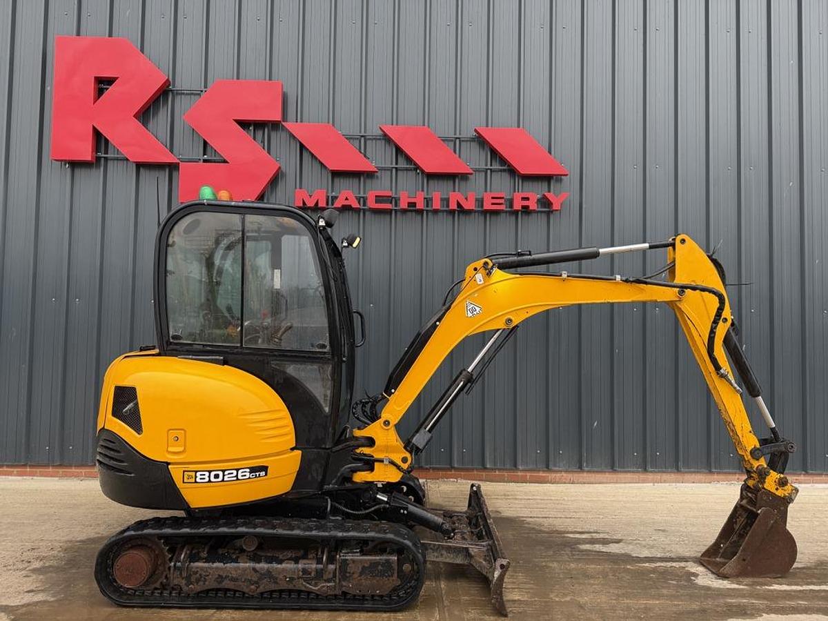 Used JCB 8026 CTS 2.8t Mini Excavator
