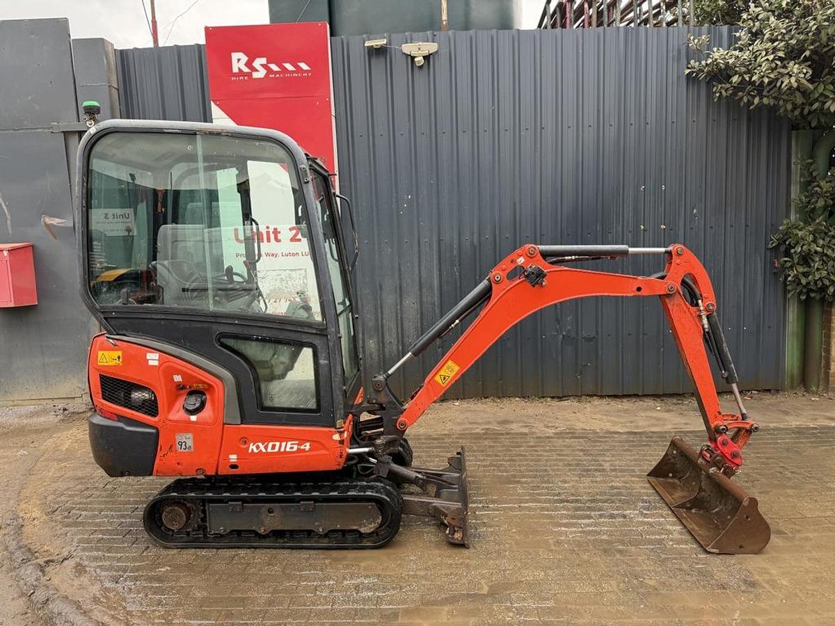 Used Kubota KX016-4 1.6t Mini Excavator
