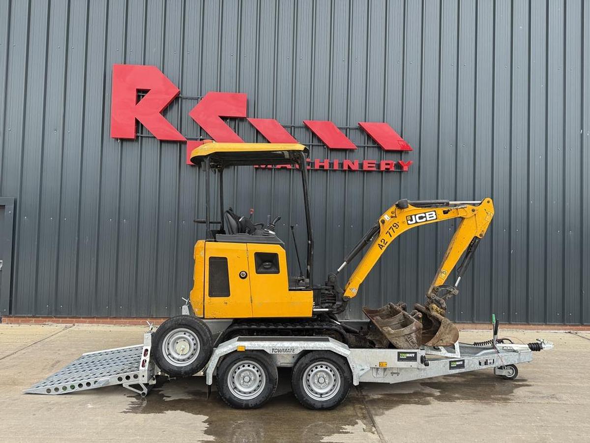 Used JCB 15C-1 1.5t Mini Excavator + New Trailer