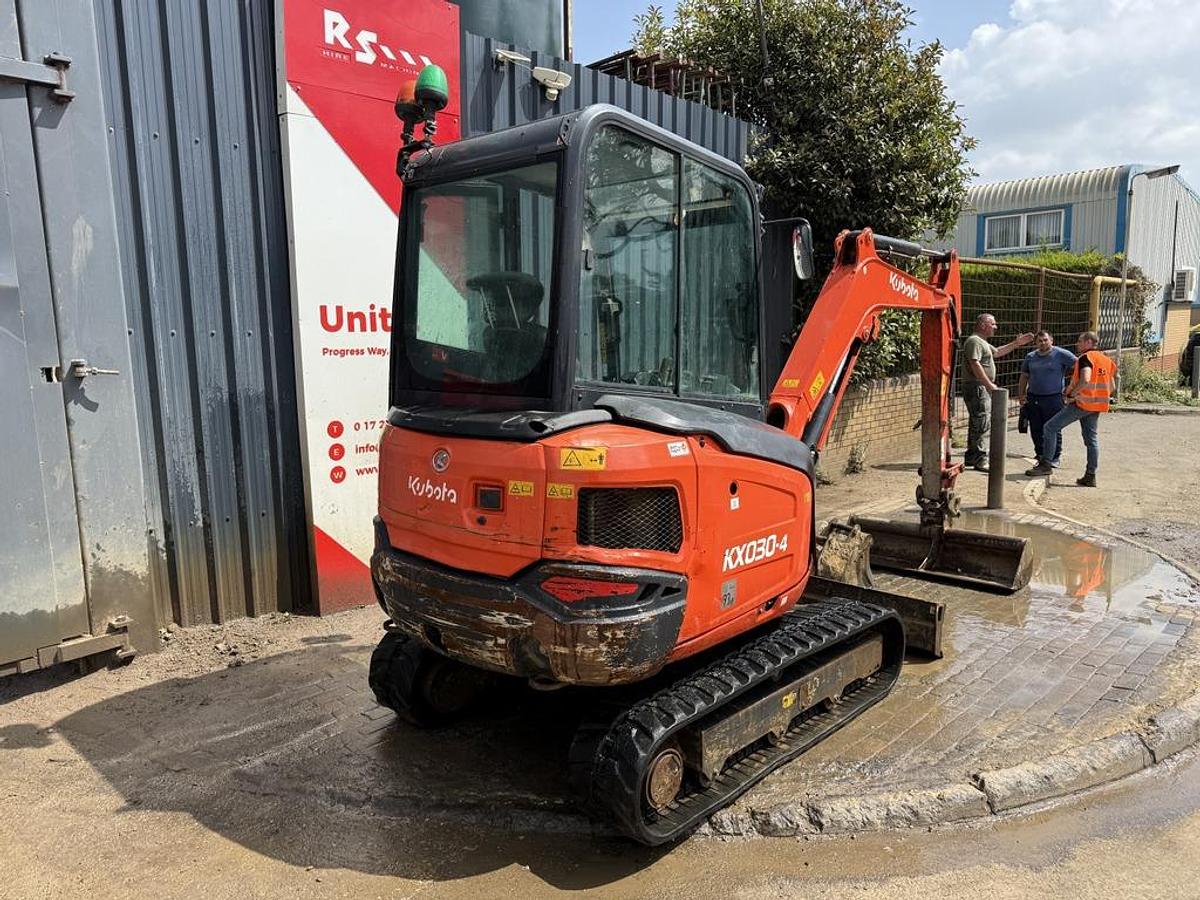 Used Kubota KX030-4 3t Mini Excavator