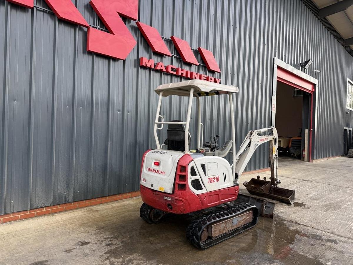 Used Takeuchi TB216 1.8t Mini Excavator