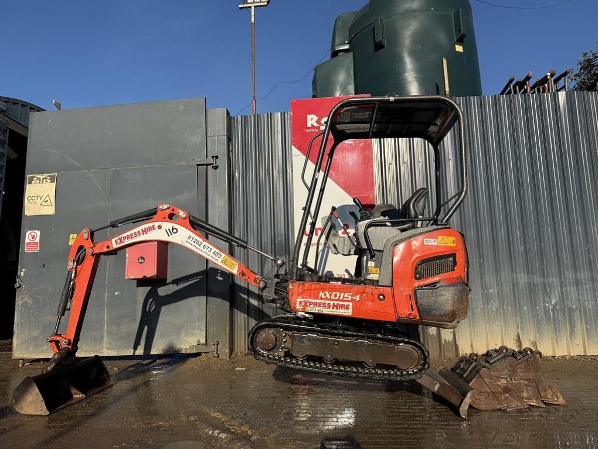 Used Kubota KX015-4 1.5t Mini Excavator