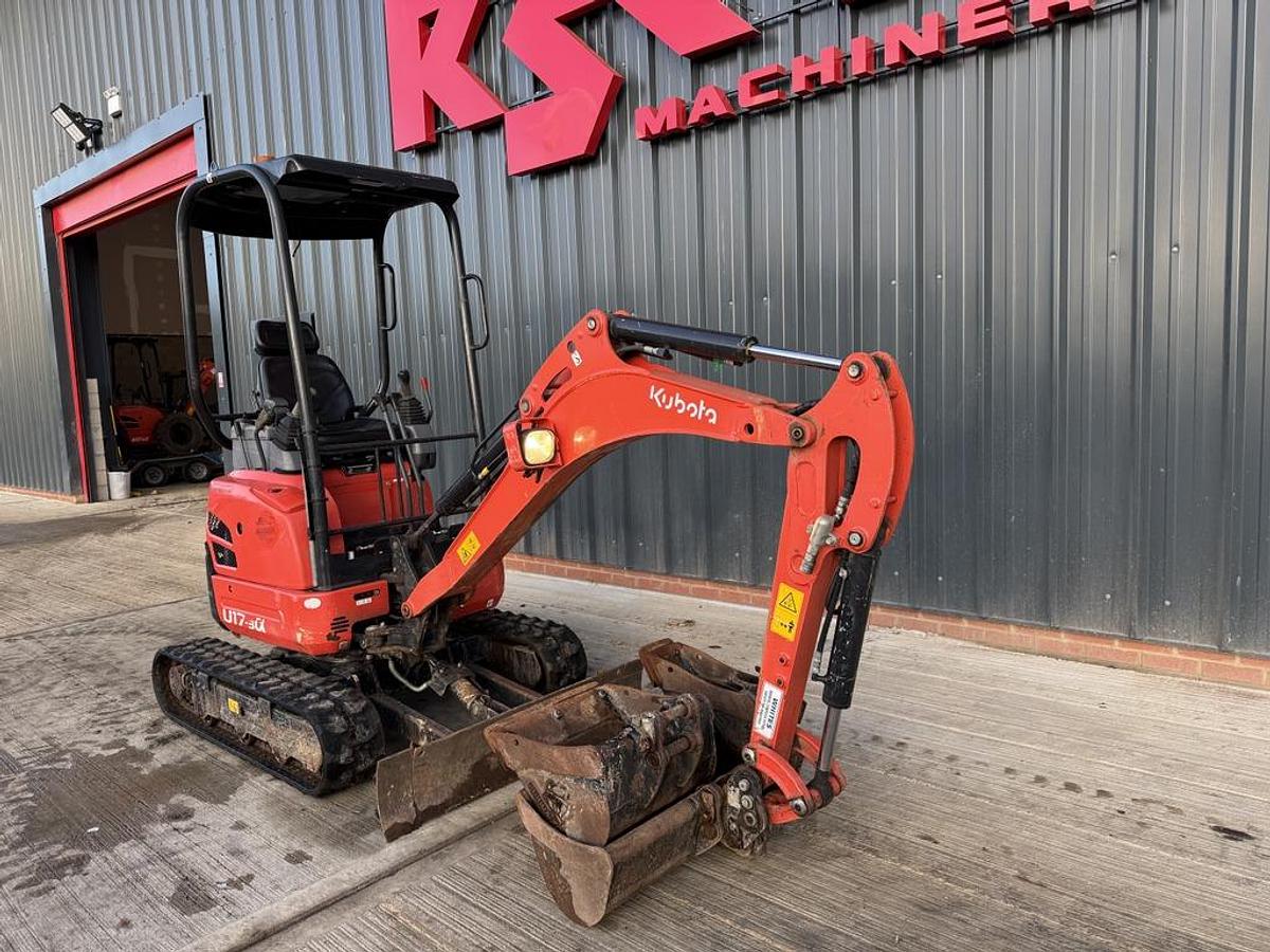 Used Kubota U17-3 1,7t Mini Excavator