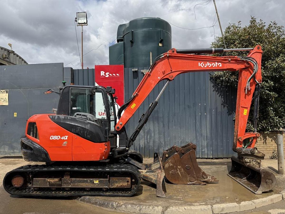 Used Kubota KX080-4 8t Mini Excavator