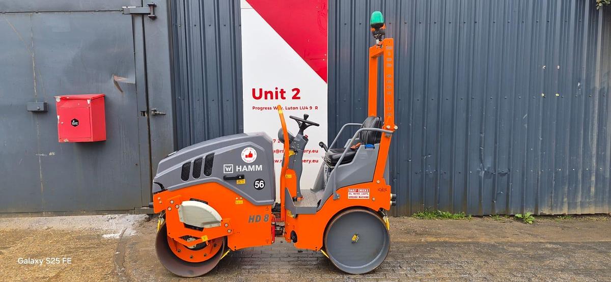 Used Hamm HD 8 VV 1.6t Roller