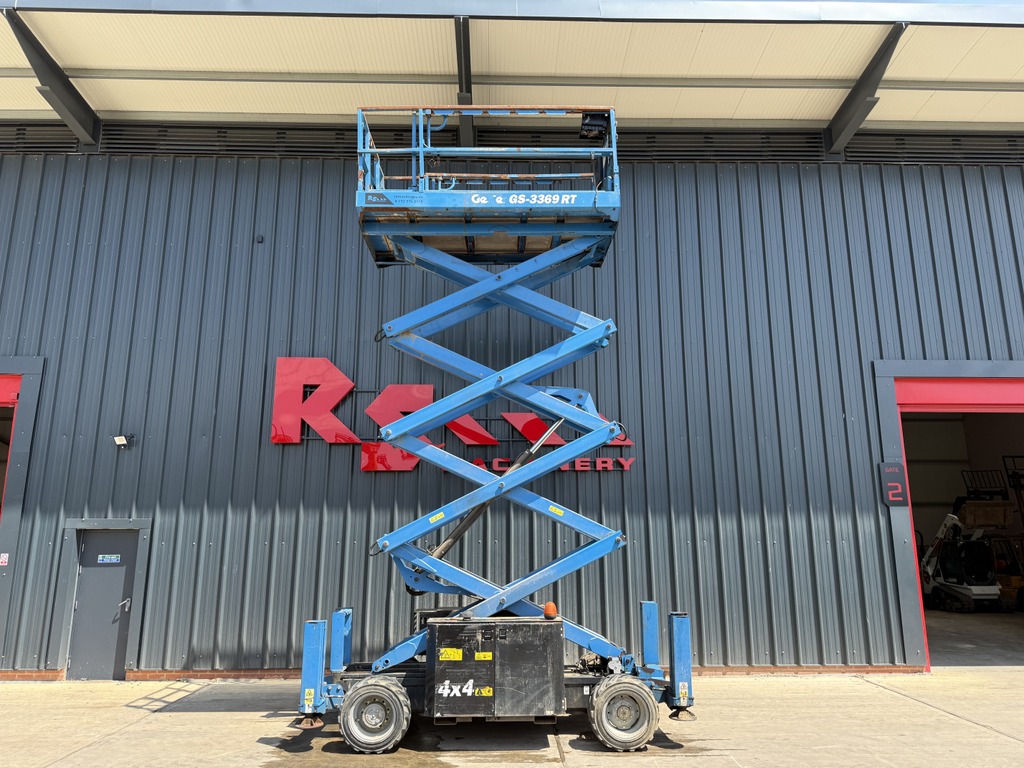 Used Genie GS3369 RT 12m Scissor Lift