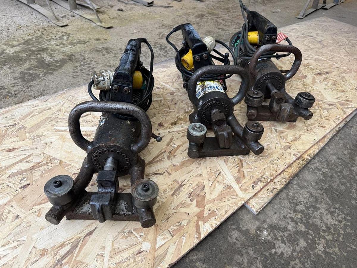 Used Ogura HBB-525 Electric Hydraulic Rebar Straightener